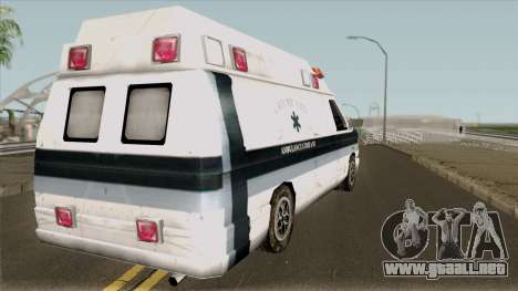 Carcer City Ambulance para GTA San Andreas