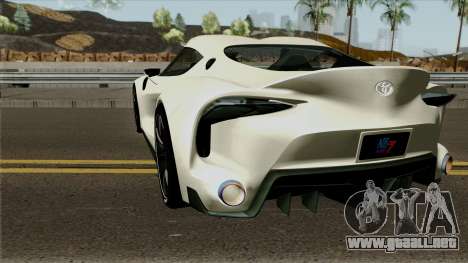 Toyota Supra FT-1 Concept 2014 para GTA San Andreas