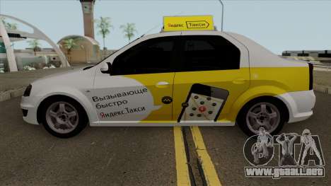 Renault Logan Yandex Taxi para GTA San Andreas