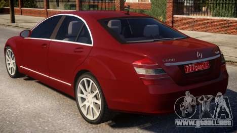 Mercedes-Benz S600 W221 para GTA 4