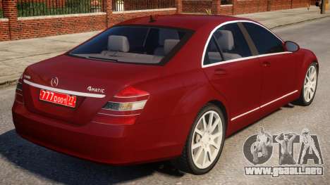 Mercedes-Benz S600 W221 para GTA 4