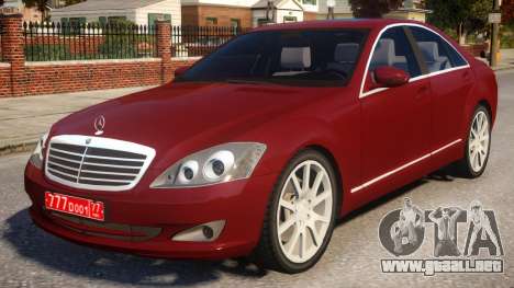 Mercedes-Benz S600 W221 para GTA 4