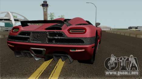 Koenigsegg Agera para GTA San Andreas