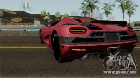 Koenigsegg Agera para GTA San Andreas