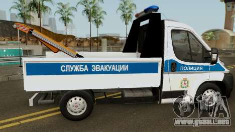 Fiat Ducato Towtruck para GTA San Andreas