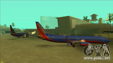 Southwest Airlines 737-800 para GTA San Andreas