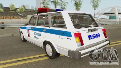 VAZ 2104 (Policía de Moscú) para GTA San Andreas