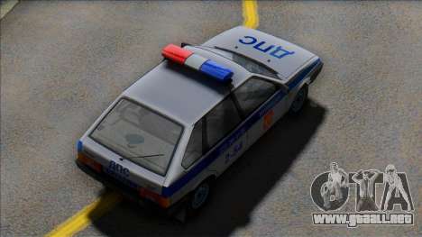 Vaz-2109 Policía DPS 2002 para GTA San Andreas