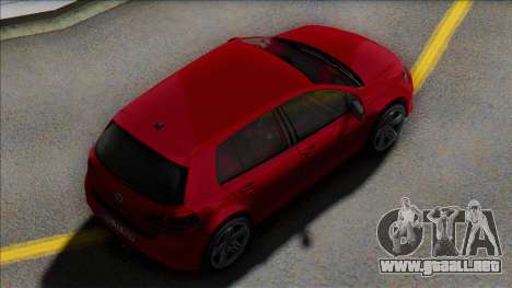 Volkswagen Golf 6 R 4 puertas para GTA San Andreas