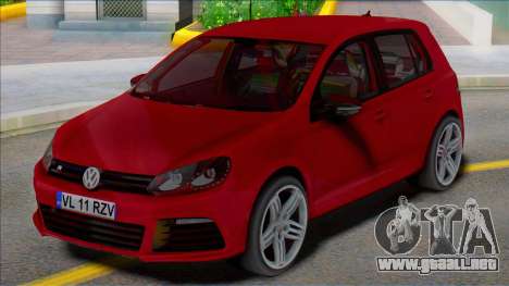 Volkswagen Golf 6 R 4 puertas para GTA San Andreas