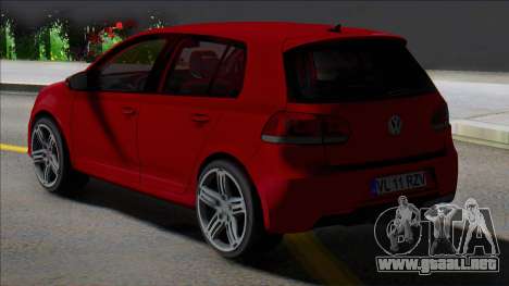 Volkswagen Golf 6 R 4 puertas para GTA San Andreas