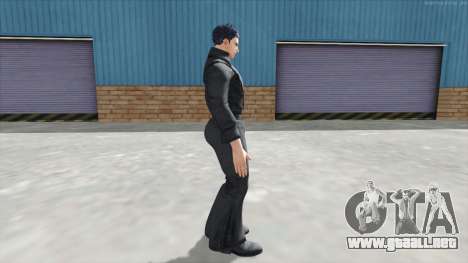 Claudio Serafino Black Clothes V1 para GTA San Andreas