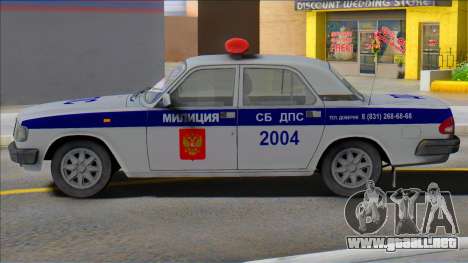 Gaz Volga 3110 Policía DPS 2000 para GTA San Andreas