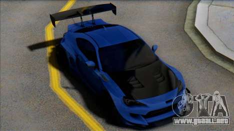 TOYOTA GT86 Carbon para GTA San Andreas