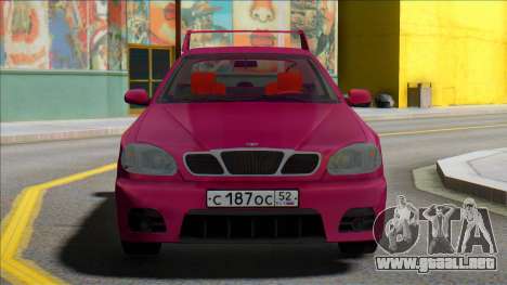 DAEWOO LANOS SPOILER para GTA San Andreas