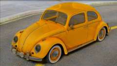Volkswagen Beetle 1966 Yellow para GTA San Andreas