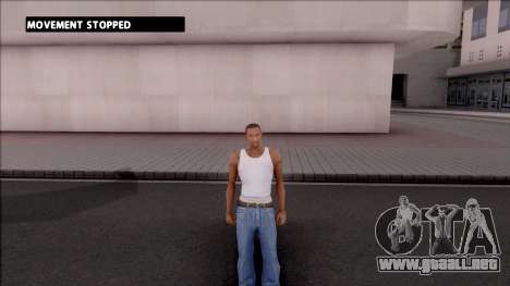 No Movement Mod para GTA San Andreas