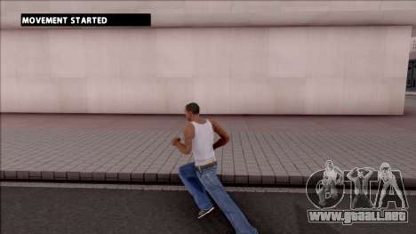 No Movement Mod para GTA San Andreas