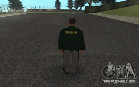 Piel del sheriff para GTA San Andreas