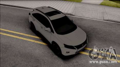 Lexus RX350 2014 para GTA San Andreas