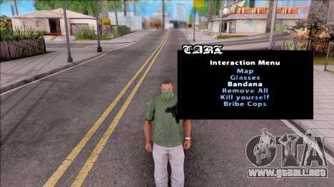 GTA Online Interaction Menu para GTA San Andreas