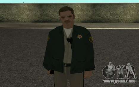 Piel del sheriff para GTA San Andreas