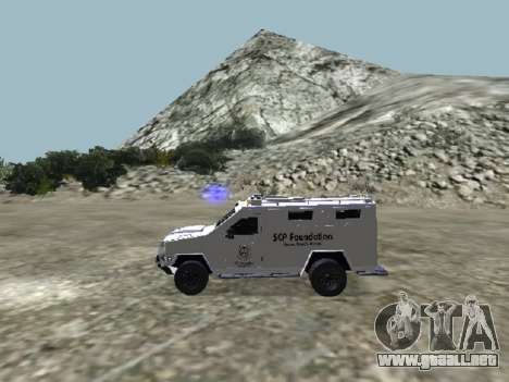 Blanco SCP 2009 Ford Lenco Bearcat para GTA San Andreas