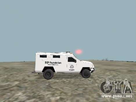 Blanco SCP 2009 Ford Lenco Bearcat para GTA San Andreas