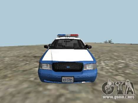 Ford Crown Victoria 2001 de The Walking Dead para GTA San Andreas