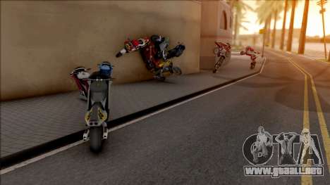 Bike Throw Mod v1.0 para GTA San Andreas