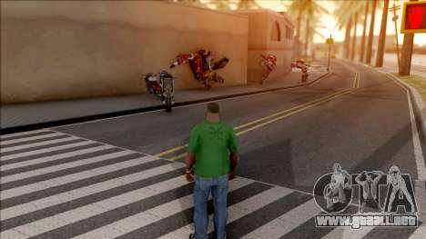 Bike Throw Mod v1.0 para GTA San Andreas