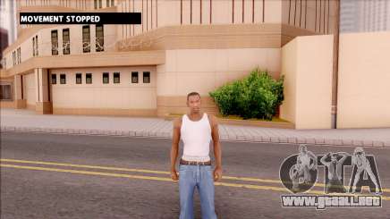 No Movement Mod para GTA San Andreas