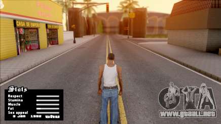 Date in Stats Menu para GTA San Andreas