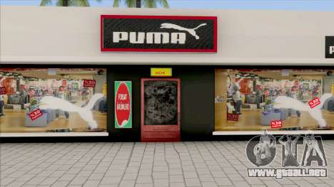 Puma Clothing Store para GTA San Andreas