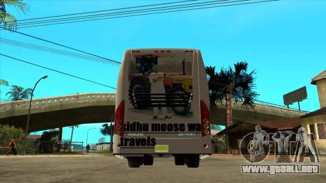 Sidhu Moosewala Volvo Bus 9700 Mod para GTA San Andreas