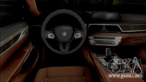 BMW 750Li 2016 para GTA San Andreas