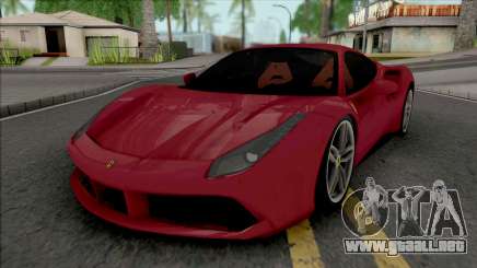 Ferrari 488 GTB Red para GTA San Andreas