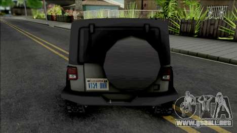 Jeep Wrangler Improved para GTA San Andreas