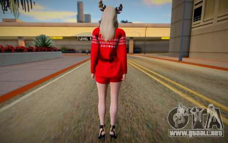 Rachel Christmas Outfit para GTA San Andreas