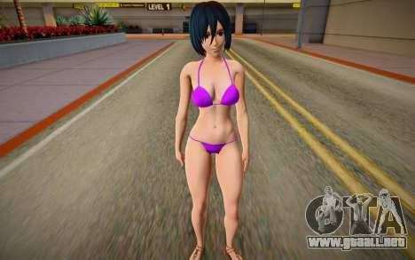 Mikasa Ackerman Bikini para GTA San Andreas