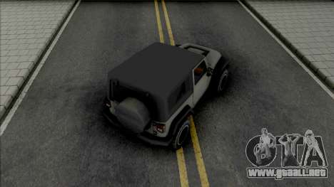 Jeep Wrangler Improved para GTA San Andreas