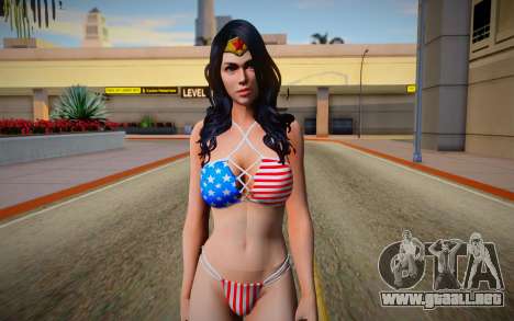 Wonder Woman Bikini para GTA San Andreas