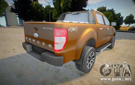 Ford Ranger Cabine Dupla Wildtrak 2016 para GTA San Andreas