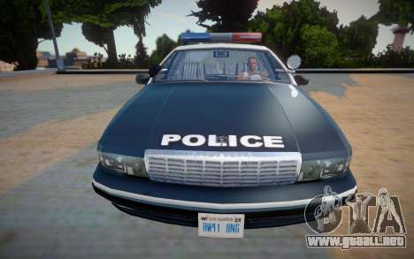 Chevrolet Caprice 1992 (SFPD) - Improved para GTA San Andreas