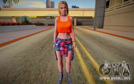 DOA6 Tina Armstrong Costume 5 para GTA San Andreas