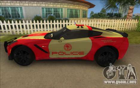 Corvette C7 Police para GTA Vice City