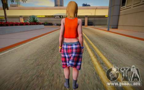 DOA6 Tina Armstrong Costume 5 para GTA San Andreas