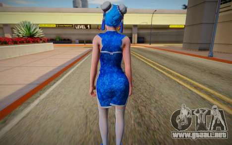 DOA6 Kula Alluring Mandarin Dress Meshmod para GTA San Andreas