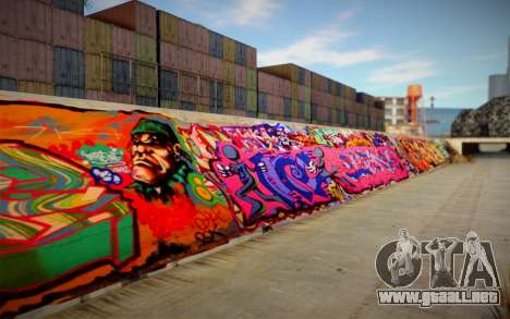 Los Angeles 90s Stormdrain Graffiti para GTA San Andreas