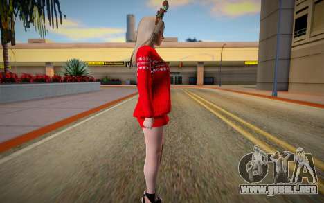 Rachel Christmas Outfit para GTA San Andreas